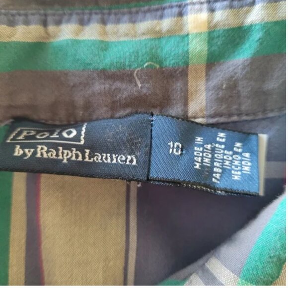 Polo Ralph Lauren Wrap Plated Midi Dress size 10 - Picture 9 of 9